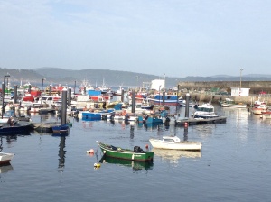 Fishing boats at Finisterre.